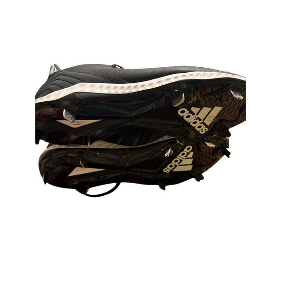 Adidas Icon Bounce Metal Baseball Cleat US Men's Size 13 Black/White CG5421 - Picture 5 of 5